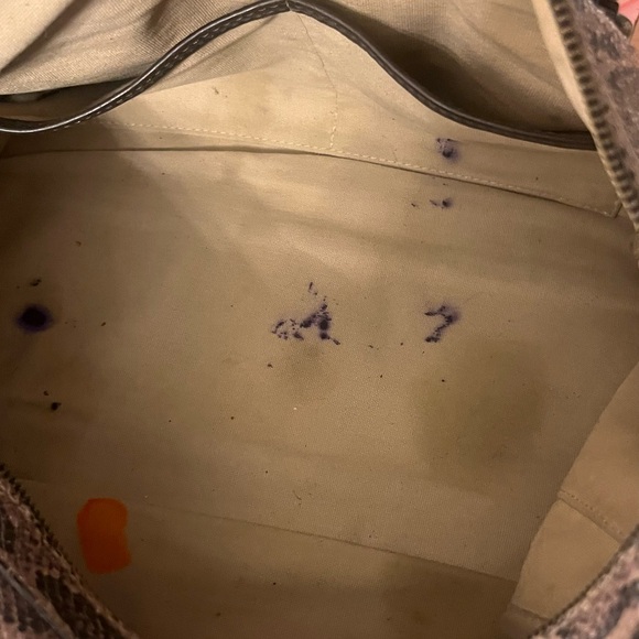 Longchamp Kate Moss Snake Print Gloucester - Picture 5 of 6